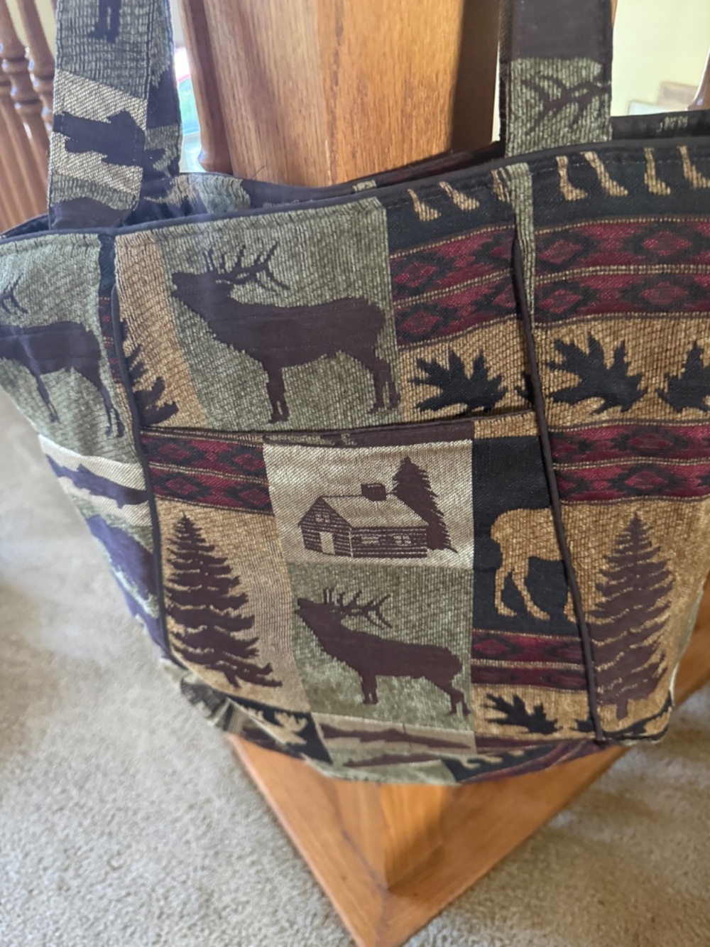 Lady Rosedale the Rocky Mountaineer Train Tote Bag